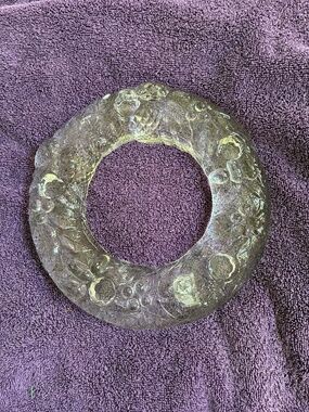 New Crystal Poinsettia Wreath 5 candle holder